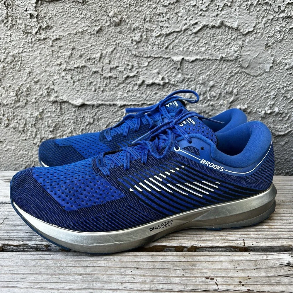 Brooks Shoes Men Size 13 Levitate Cross Training Running Blue / Silver